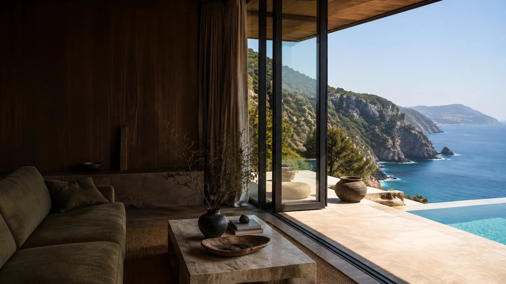 Guests arriving at a short-term rental greeted by a welcome screen on the living-room TV