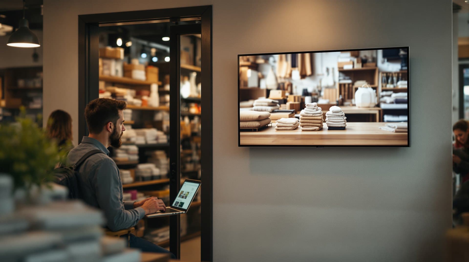 Store manager scheduling content from the back office